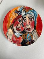 Piet Schopping Bord  twee vrouwen - 30 cm, Antiek en Kunst, Antiek | Schalen, Ophalen of Verzenden