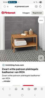 Gezocht: plaktegels zwart wit patroon ikea, Doe-het-zelf en Verbouw, 50 tot 150 cm, Ophalen of Verzenden, Zo goed als nieuw, Minder dan 5 m²