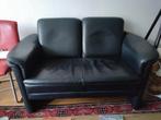 Gratis af te halen leren tweepersoons bank en fauteuil, Ophalen, Gebruikt, 150 tot 200 cm, Tweepersoons