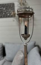 Oude processie lantaarn kandelaar religie kerk sober sleets, Antiek en Kunst, Ophalen