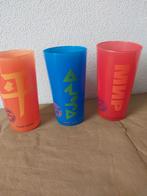 Fanta Glazen 'Welcome to the World' - Set van 3, Ophalen of Verzenden, Zo goed als nieuw