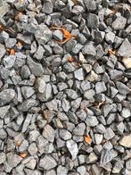 Basalt split midden maat, Tuin en Terras, Grind, Keien en Split, Zo goed als nieuw, Split, Basalt, Antraciet
