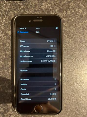 Zeer nette iphone SE 8 beschikbaar voor biedingen