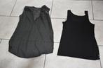 Dubbele top Didi maat L, Kleding | Dames, Tops, Zwart, Maat 42/44 (L), Didi, Ophalen of Verzenden