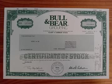 Aandeel Bull & Bear - 1985 beschikbaar voor biedingen