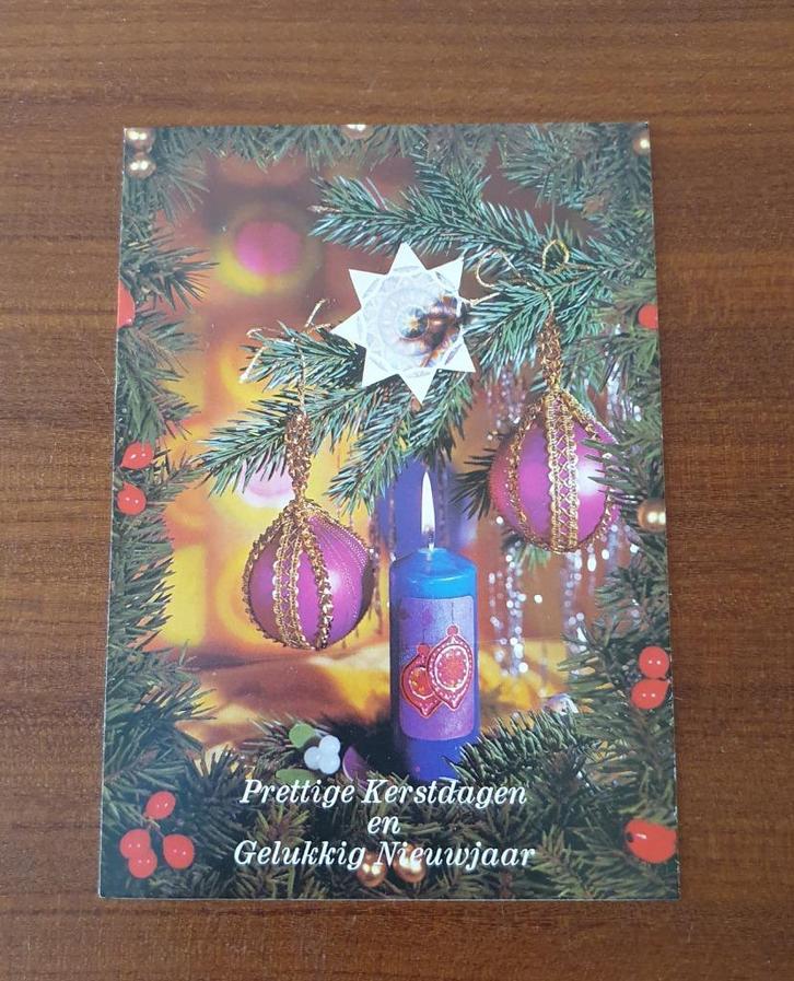 4x vintage Kerst en Nieuwjaar ansichtkaart kaart ongelopen 2, Diversen, Kerst, Nieuw, Ophalen of Verzenden