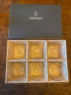 Uniek! Nog nieuwe set Leerdam likeur coupes, jr.’50, Ophalen of Verzenden