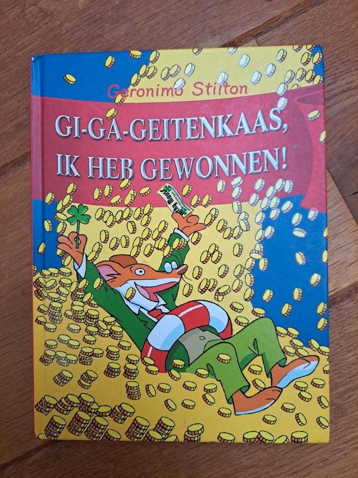 Geronimo Stilton - Gi-ga-geitenkaas, ik heb gewonnen!, Boeken, Kinderboeken | Jeugd | onder 10 jaar, Zo goed als nieuw, Fictie algemeen