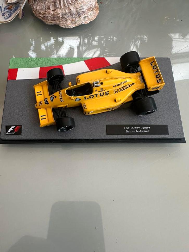 Lotus 99T Formule 1-auto uit 1987, Hobby en Vrije tijd, Modelauto's | 1:43, Zo goed als nieuw, Auto, Overige merken, Ophalen of Verzenden