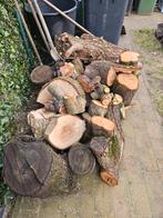 +/- 1m3 brandhout kersen walnoot, Minder dan 3 m³, Ophalen of Verzenden, Blokken, Overige houtsoorten