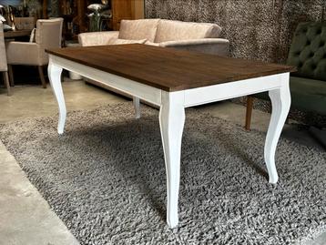 SALE € 75.-Landelijke eetkamer eetkamertafel Queen Ann poot