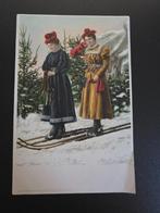 Vintage noorse kerstkaart, Ophalen of Verzenden, Voor 1920, Ongelopen, Feest(dag)