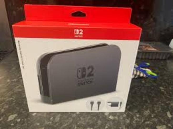 Nintendo Switch 2 Dock Set ‼️NIEUW‼️, Spelcomputers en Games, Spelcomputers | Nintendo Switch, Nieuw, Zonder controller, Ophalen of Verzenden