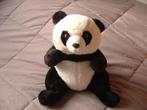 MOOIE PANDA BEER PLUCHE WIT/ZWART MET BRUINE BOLLE, Verzenden, Nieuw, Overige typen
