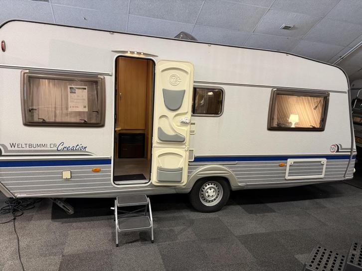 TEC WELTBUMMLER 500TE APARTE BEDDEN RONDZIT VOORTENT (TOP), Caravans en Kamperen, Caravans, Bedrijf, tot en met 4, 1000 - 1250 kg