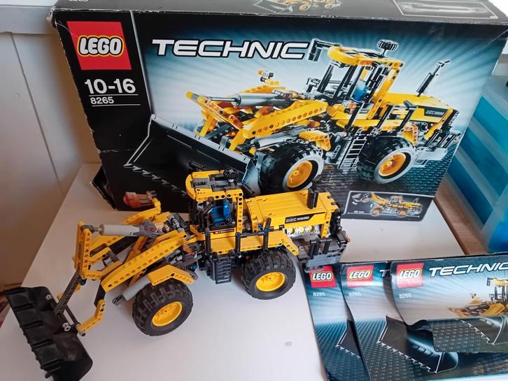 Lego Technic 8265 Wiellader, Kinderen en Baby's, Speelgoed | Duplo en Lego, Zo goed als nieuw, Lego, Complete set, Ophalen