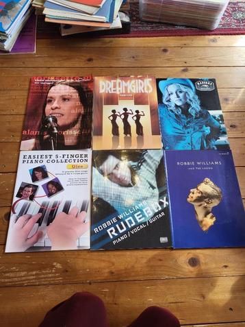 NIEUW Robbie Williams Madonna Alanis Morisette Bladmuziek beschikbaar voor biedingen