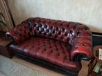 Chesterfield 2 zits bank., Ophalen, Gebruikt, 150 tot 200 cm, Tweepersoons