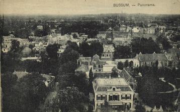 Bussum, - Panorama. - vanuit de lucht - gelopen beschikbaar voor biedingen