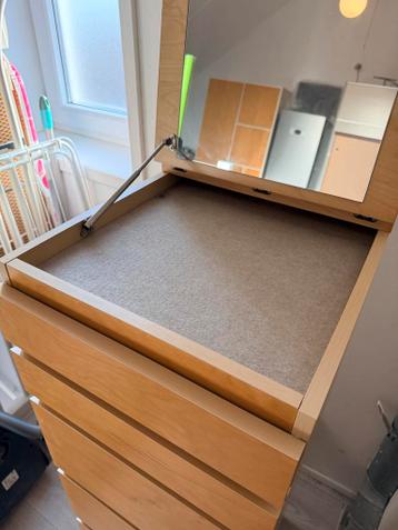 Ikea Malm Ladekast met Spiegel - Nette Staat! - afbeelding 2