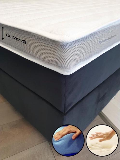 Prestige Aegis Topper HR60 Koudschuim&Nasa Traagschuim 12cm!, Huis en Inrichting, Slaapkamer | Matrassen en Bedbodems, Nieuw, Matras