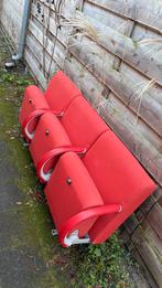 Originele vintage bioscoopstoelen – Singer Laren, Ophalen, Gebruikt, Driepersoons, 75 tot 100 cm