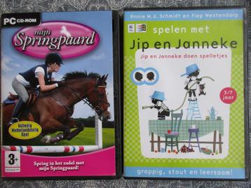 PC spellen - Mijn Springpaard / Spelen met Jip en Janneke  beschikbaar voor biedingen
