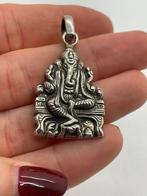 Z613 Prachtige zilveren Ganesha hanger, Overige voorstellingen, Ophalen of Verzenden, X, Zilver