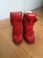 Isabel Marant Wedge Sneakers - Maat 37, Ophalen of Verzenden, Gedragen, Rood, Sneakers of Gympen