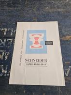 Schneider Super Angulon 8 camera objectief 1956, Boeken, Catalogussen en Folders, Ophalen of Verzenden
