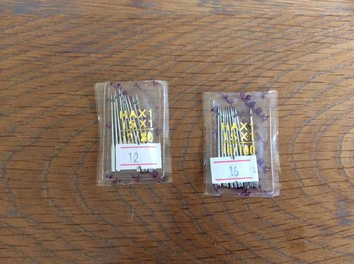 NAALDEN voor de naaimachine - dikte 75 en 100, Hobby en Vrije tijd, Naaien en Fournituren, Nieuw, Garen of Naald(en), Ophalen of Verzenden