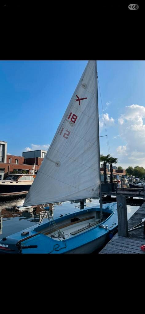 Zeilboot Flying arrow Spanker, Watersport en Boten, Zeilen en Zeiltoebehoren, Gebruikt, Minder dan 15 m², Ophalen
