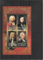 Djibouti componisten, Postzegels en Munten, Ophalen of Verzenden, Overige landen, Gestempeld