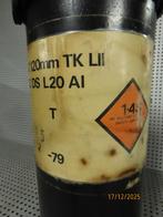 Koker Container voor 120MM granaat U.K. Military '74, Overige typen, Ophalen of Verzenden, Engeland, Landmacht