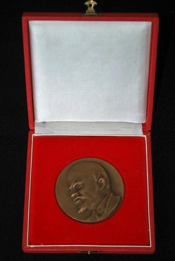 Lenin - 40 jaar bij De Communisten Partij - Brons Plaque beschikbaar voor biedingen