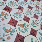 72 stuks Decoratieve tegels 12.8x12.8 met afbeelding vogels, Ophalen