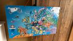 Magnetisch europa bord, Ophalen of Verzenden, 10 tot 50 stukjes, Zo goed als nieuw