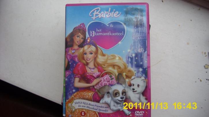 Barbie  het diamant kasteel, Cd's en Dvd's, Dvd's | Kinderen en Jeugd, Zo goed als nieuw, Vanaf 6 jaar, Verzenden
