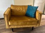 Mooie oker gele lounche stoel van Be pure, Huis en Inrichting, Fauteuils, Ophalen, Gebruikt, 75 tot 100 cm, Stof