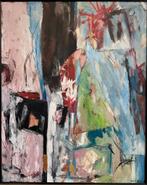 Mette Bauer - olieverf op doek, abstract, zonder titel 9852, Ophalen