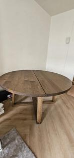 Tafel, eikenfineer bruin gelazuurd "MÖRBYLÅNGA", Huis en Inrichting, Tafels | Eettafels, Ophalen, 50 tot 100 cm, 100 tot 150 cm