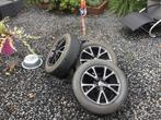 16" Lichtmetalen Velgen met Winterbanden 5x114.3, Auto-onderdelen, Ophalen, Gebruikt, 16 inch, Banden en Velgen
