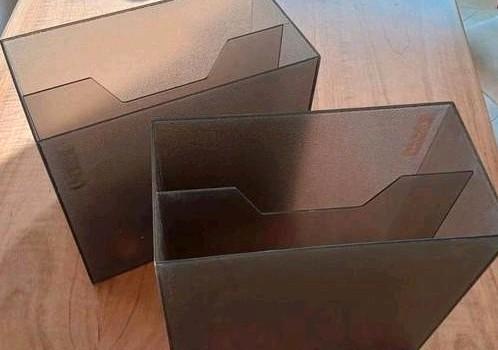 5x Discofon opbergbox vinyl jaren 70 setprijs, Huis en Inrichting, Woonaccessoires | Cd- en Dvd-rekken, Gebruikt, Cd's, 25 tot 75 discs