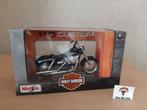 Harley Davidson Dyna Street Bob 2006 zwart van Maisto 1:18, Maisto, Nieuw, Ophalen of Verzenden, Maisto