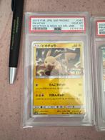 Pikachu Pokemon Sun & Moon Promo PSA 10, Ophalen, Zo goed als nieuw, Losse kaart