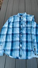 PME OVERHEMD MAAT M., Kleding | Heren, Ophalen of Verzenden, Zo goed als nieuw, Blauw, Halswijdte 41/42 (L)