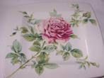 Prachtig Florens Ceramics Companny bord met roos., Ophalen of Verzenden, Zo goed als nieuw, Bord(en), Overige stijlen