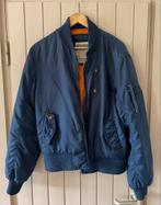 Supermooi donkerblauw bomberjack van Dissident maat L., Ophalen of Verzenden, Zo goed als nieuw, Blauw