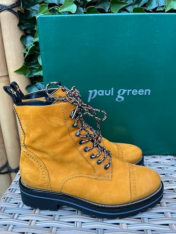 Zgan Paul Green leren enkellaarsjes Maat 38 beschikbaar voor biedingen