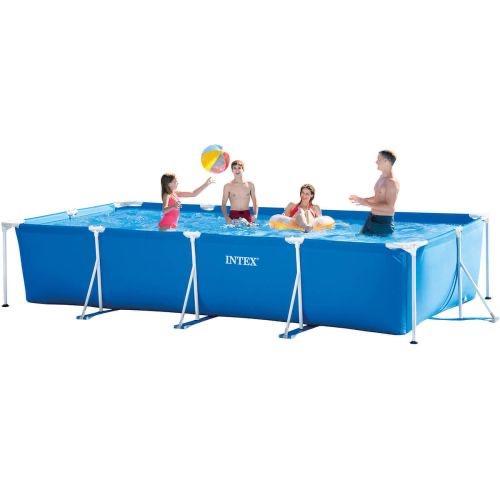 Intex Zwembad 4,5x2,2m Compleet + Verwarming, Tuin en Terras, Zwembaden, Zo goed als nieuw, Opzetzwembad, 80 tot 120 cm, 400 cm of meer